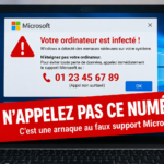 Alerte faux support technique
