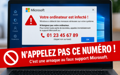 « Votre ordinateur est infecté, appelez Microsoft » : attention à l’arnaque au faux support