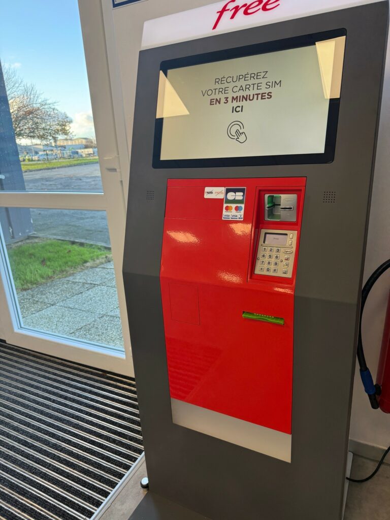 borne free mobile chateau gontier 53